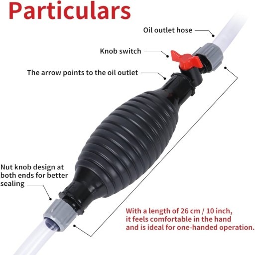 Fuel Pump with Hose Clips 8 Fit